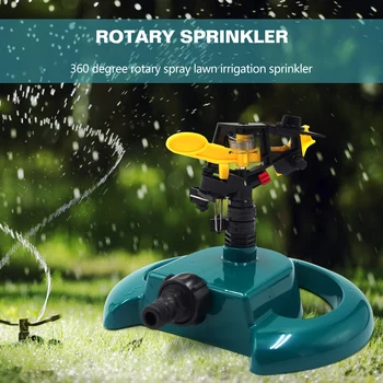 

Garden Irrigation Sprinkler Automatic Easily Carrying 360 Rotating Lawn Grass Eco-friendly Tool Watering Sprinkler