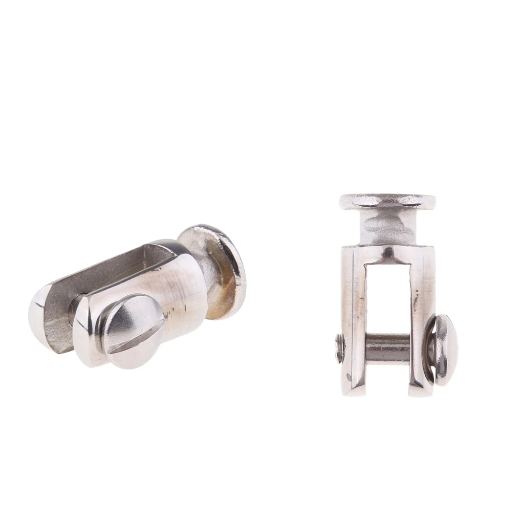 2 Pack Bimini Top Deck Hinge Mount Quick Release Post with Removable Pin Screw, 316 Stainless Steel, Easy Installation