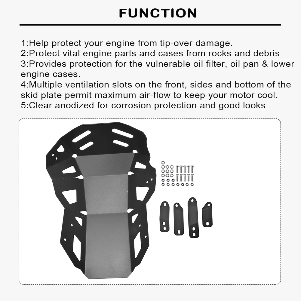 Защита двигателя крышка шасси защита для Kawasaki Versys 650 аксессуары для мотоциклов противоскользящая пластина