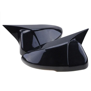 

2pc Rearview mirror cover Carbon Fiber ABS Look Rear View Mirror Cover
