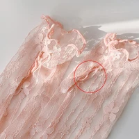 Nowa długa koronka Hollow-Out rękawiczki bez palców rękawice chroniące przed słońcem siatkowe cienkie rękawiczki rowerowe 6