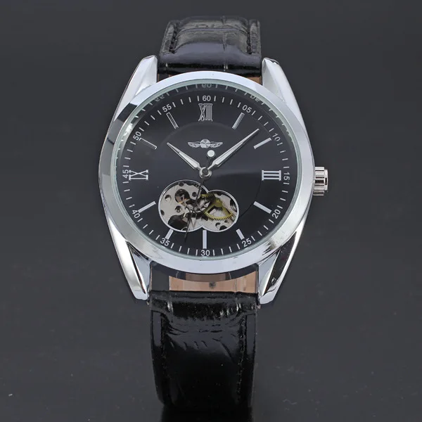 

Winner Winner Japanese Korean Trend Sports Analog Watch Men Top Grade Business-Style Leather Belt MEN'S Watch