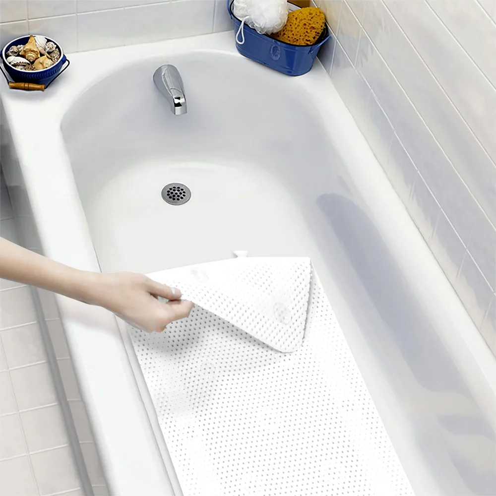 Mildew Resistant and Machine Washable Non-slip Bath Mat for Shower and Tub  with Suction Cups - AliExpress