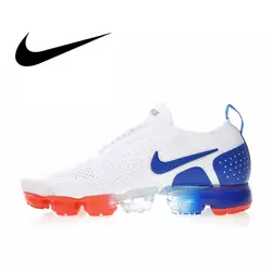 Оригинальный Nike Оригинальные кроссовки Air VaporMax мс 2 Для мужчин бега уличная спортивная обувь кроссовки дизайнер 2018 Новое поступление AH7006-100