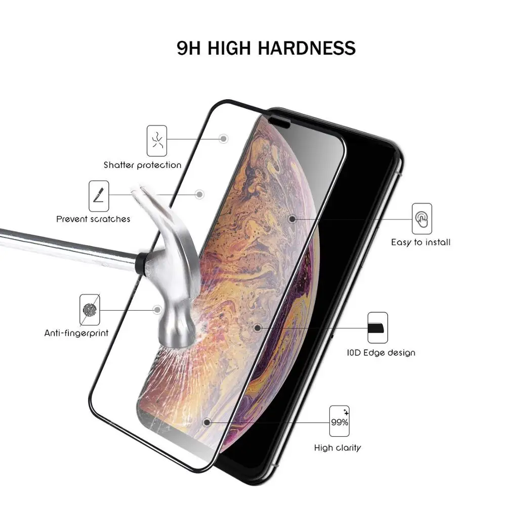 Бесплатная доставка новейший протектор экрана для Apple iPhone 8/8 Plus Закаленное стекло