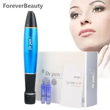 

Dr Pen Ultima A1- W Wireless Electric Derma Auto Microneedling Pen Stamp System Adjustable Needle Length Skin Care Tool Kit