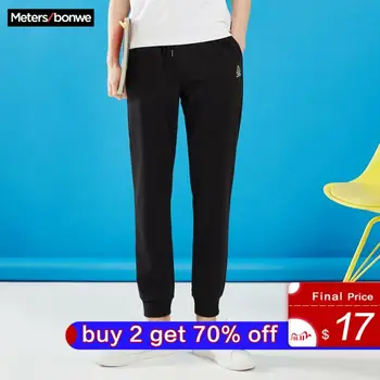 

Metersbonwe Men Handsome Sport Pants Spring Autumn New Small feet Jogging Trousers printing Fashion Sports Male Brand Trousers