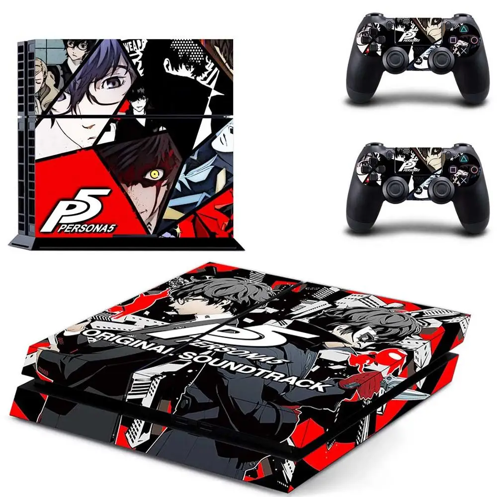 GYTM1730 Стикер s Persona 5 наклейка для PS4 PS 4 стикер игровая станция 4 P5 виниловые наклейки Pegatinas для консоли playstation 4 и 2 контроллера - Цвет: GYTM1730
