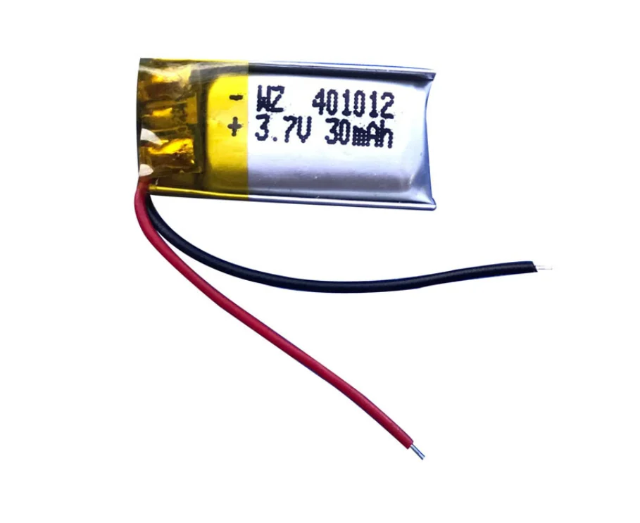 401012-30mah3.7V литий-полимерный аккумулятор умные часы bluetooth гарнитура Автоспуск для наружных осветительных приборов аккумуляторная батарея