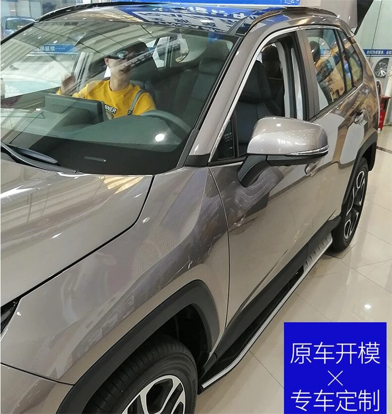 Для TOYOTA RAV4 ходовые панели боковая ступенчатая панель педали Высокое качество Nerf бары авто аксессуары