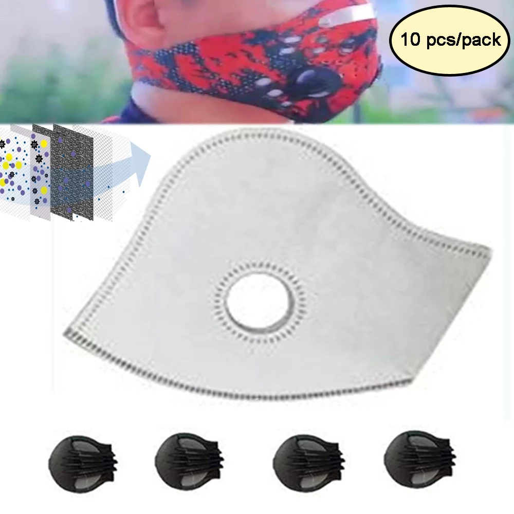 

Activated Carbon Filters Dustproof Anti Pollution Exhaust Gas PM2.5 Match Tactical Cycling Mask for Home Outdoor Bisiklet Maskes