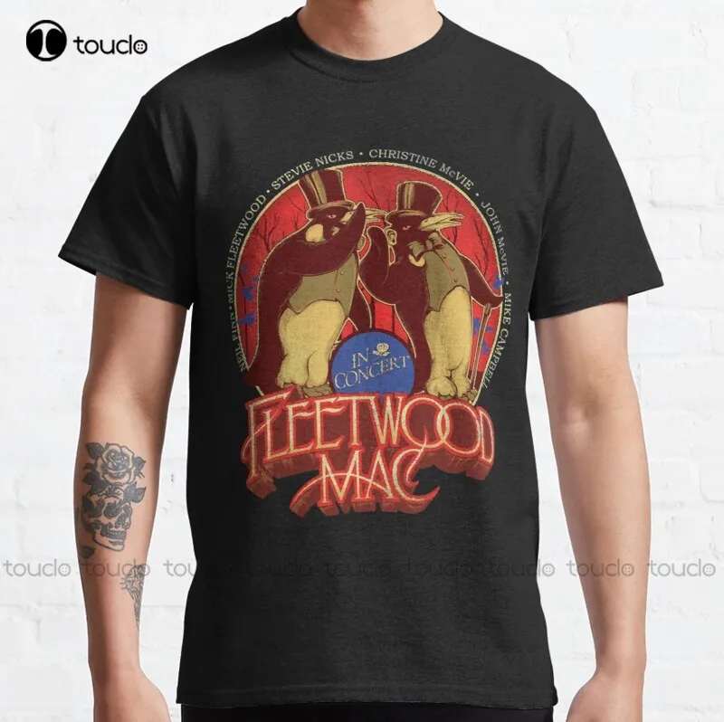 Новинка Классическая хлопковая Футболка Fleetwood Mac Stevie Nicks | Мужская одежда