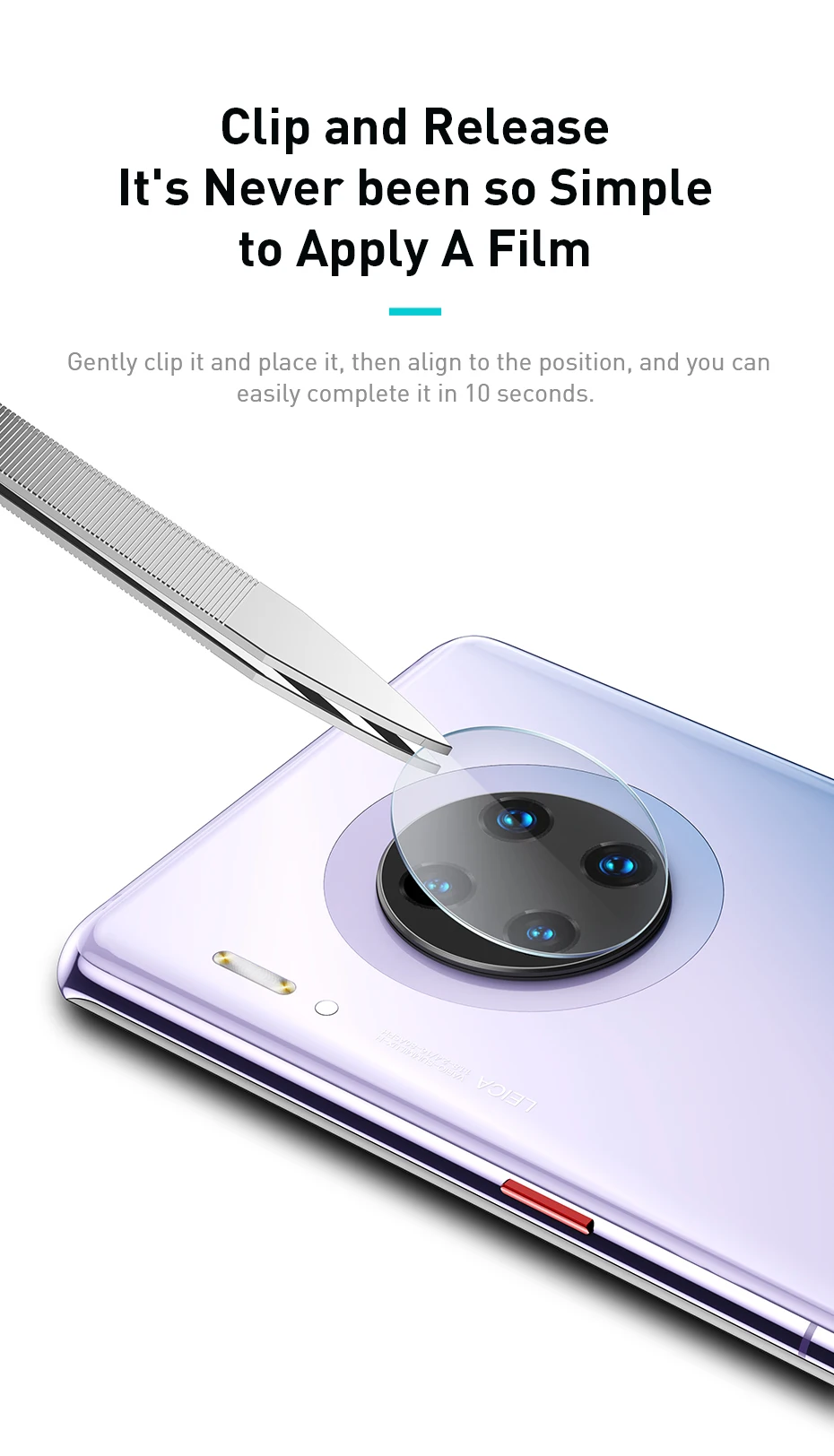 Baseus 2 шт. защита для задней камеры для huawei mate 30 Pro 0,25 мм защита для экрана объектива камеры для mate 30 пленка из закаленного стекла