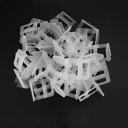 Base de nivellement de carreaux, 100 pièces, système de nivellement de carreaux, espaceurs réglables, pour la pose de carreaux 1/1.5/2/2.5/3MM, outils d'aide à la Construction 