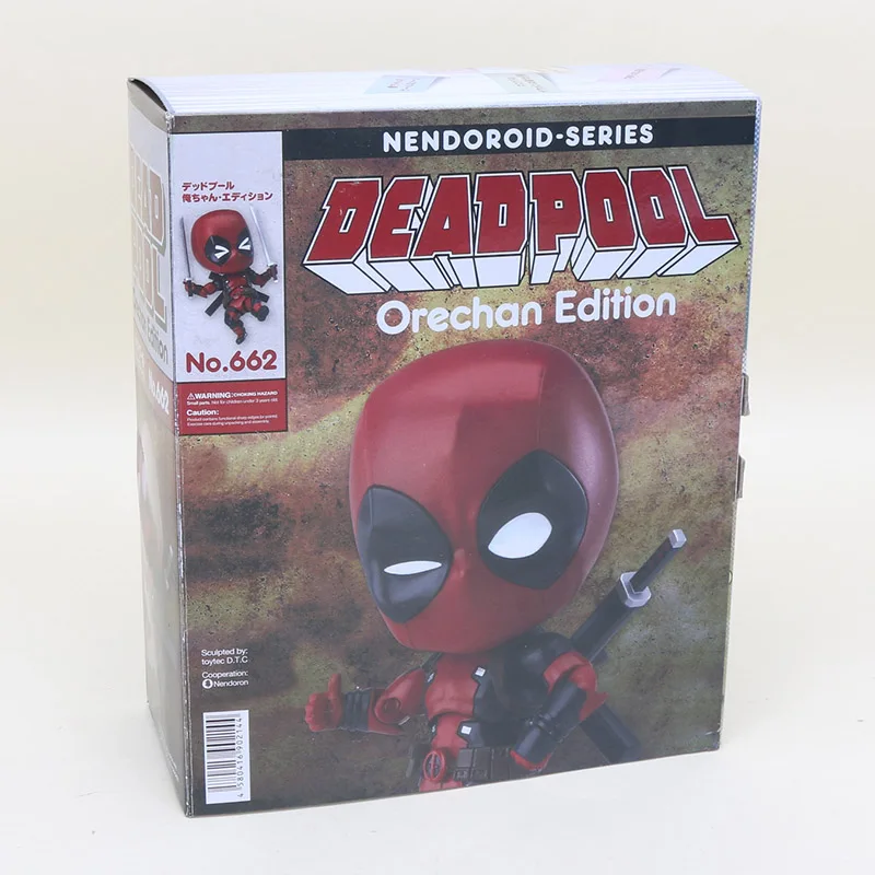 Серия игрушек Marvel 10 см Экшн фигурка супергероя Дэдпула из ПВХ Коллекционная