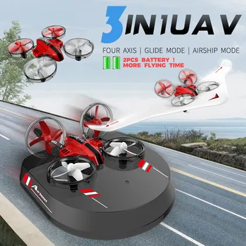 

kids toys 3In1 Sky Mode Remote Control and Drone Hovercraft Fixed Wing Glid w/2 Battery игрушечный Accessories Wholesaler 2020
