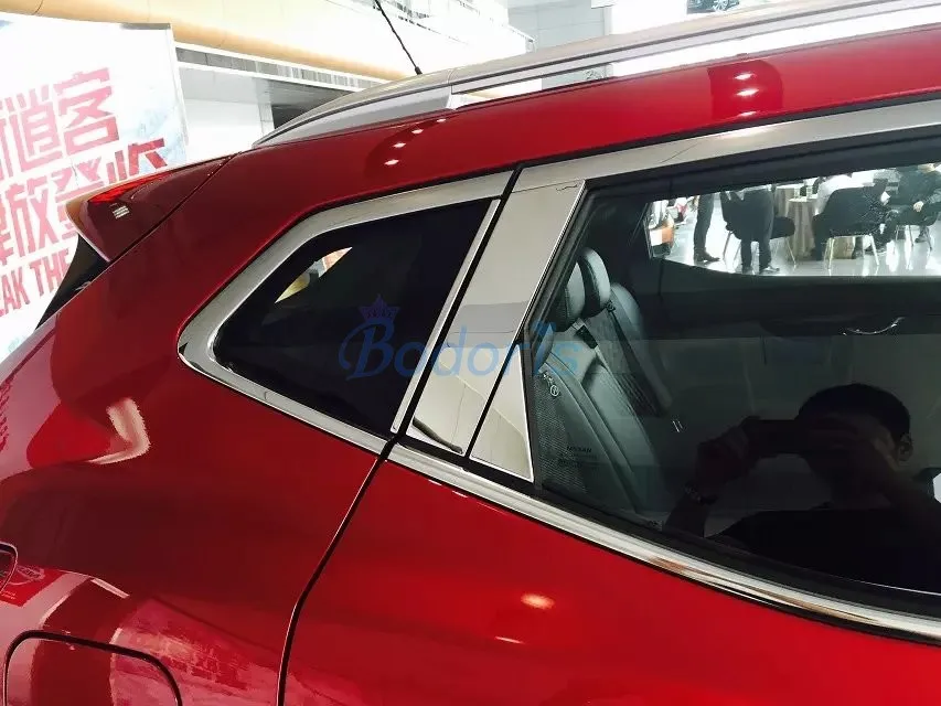Нержавеющая сталь окна Moudling отделка панели полосы автомобиль Стайлинг для Nissan Qashqai аксессуары