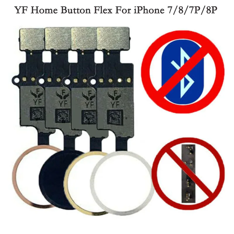 

YF Repair Universal Home Button Flex For iPhone7 8 Plus Return Menu Homebutton No Bluetooth For iPhone7+ 8+ 7P 8P Fix Replace