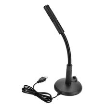USB Microphone for PC,360° Omnidirectional Condenser Anti-noise Plug Play Computer Microphone for Recording, Online Chatting 1set usb computer microphone phone condenser mic with acoustic filter stand holder for broadcast online chatting