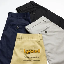 Новинка, летние мужские повседневные шорты цвета хаки, классический стиль, бизнес стиль, модные, прямые, тянущиеся, короткие штаны, мужские, брендовые, серые, черные, темно-синие