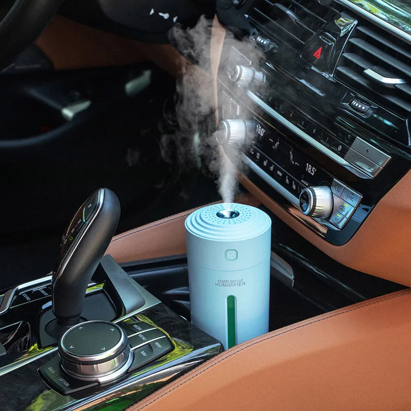 Kaufen ELOOLE 280ML Luftbefeuchter Mit Batterie USB Ultraschall Aroma Diffuser Für Home Office Tragbare Auto Nebel Maker Befeuchtung