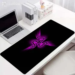 Razer mouse pad kawaii acessórios teclado de jogos computador esteiras mousepad gamer tapete de borracha mausepad anime portátil mause