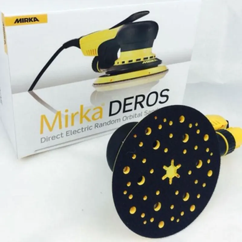 MIRka 6 Inch Direct Electric Random Orbital Sanders Machine 150mm Sandpaper 220V/240V Strong Dust Collection Polisher car body polisher files