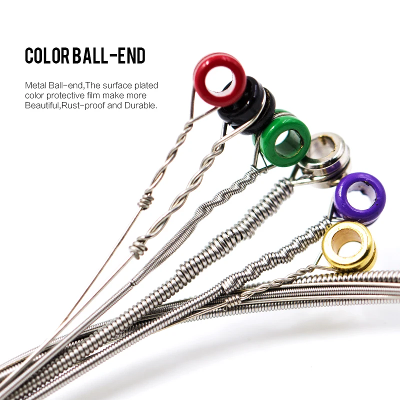 Orphee QE Series Strings For Electric Guitar Nickel Alloy Plated Professional Metal Guitar String Set Music Accessories
