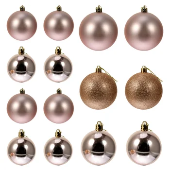 

30Pcs Christmas Plastic Adorable Ball Pendants for Hotel Bar Home Party