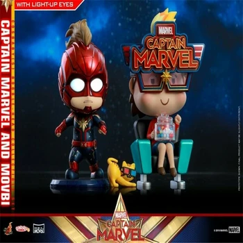 

Hot Toys Carol Danvers Cosbaby COSB546 Mini Figure Bobble-head Doll Model Toys Gifts