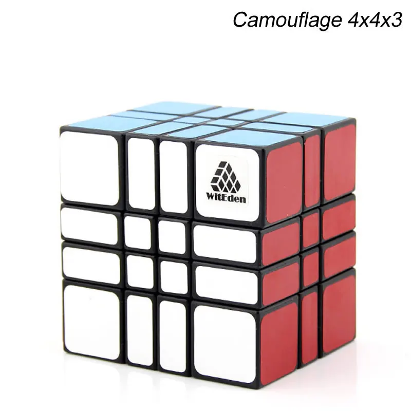 

Original High Quality WitEden Camouflage 4x4x3 Magic Cube Puzzle Neo Speed Christmas Gift Ideas Kids Toys For Children