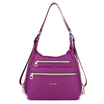 

Multi-function nylon cloth bag female multi-layer waterproof single shoulder bag Messenger bag drop 2019 summer new style