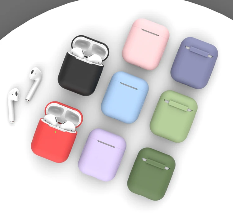 SoCouple силиконовый Bluetooth беспроводной чехол для наушников Защитный чехол для Airpods аксессуары для кожи для Apple Airpods зарядная коробка