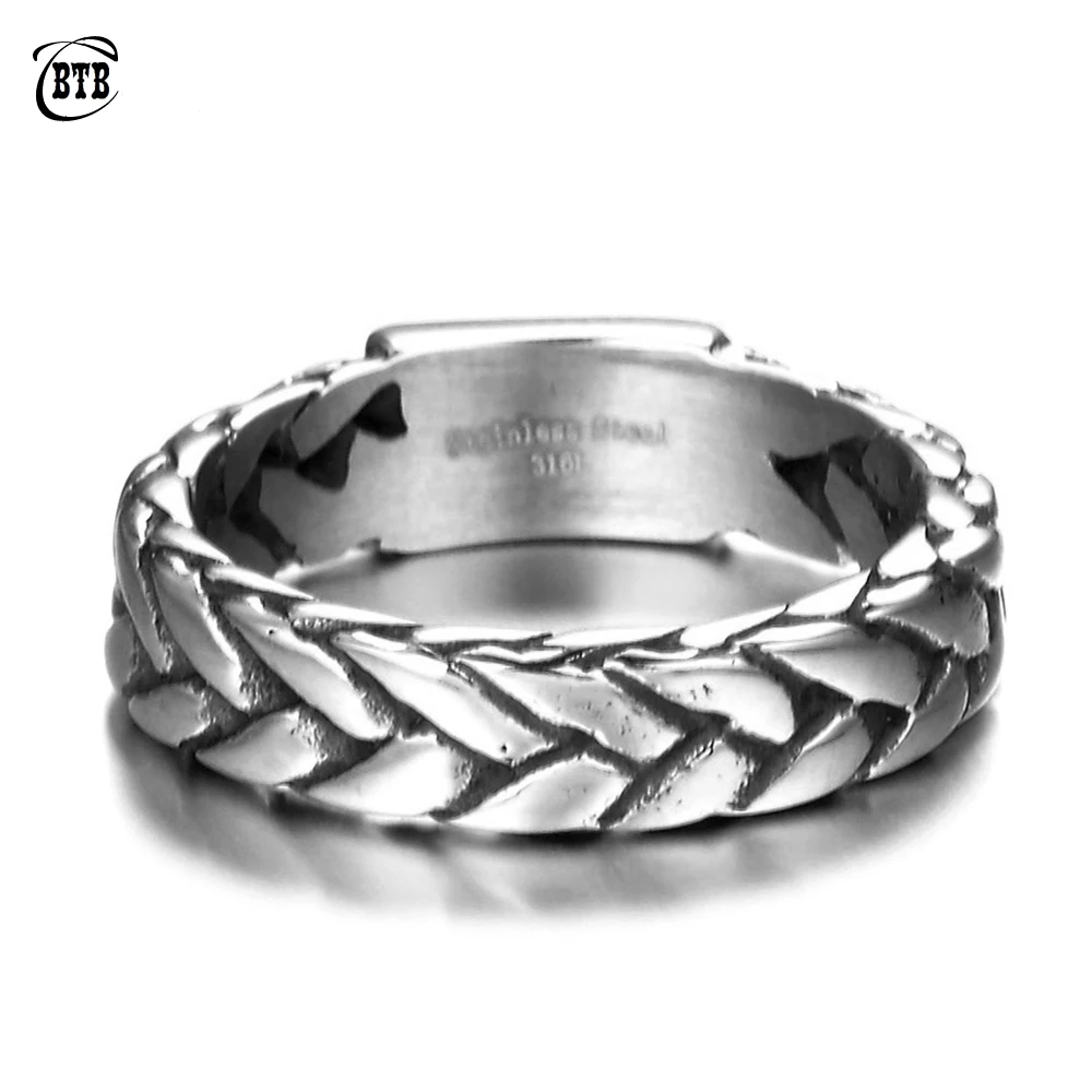 C Stainless Steel Buddha Ring Hot Sale Finger Art Retro Punk Biker Jewelry Wide Chain Ring Buddha Ring Rock To Silver Buddha Ring - Цвет основного камня: C