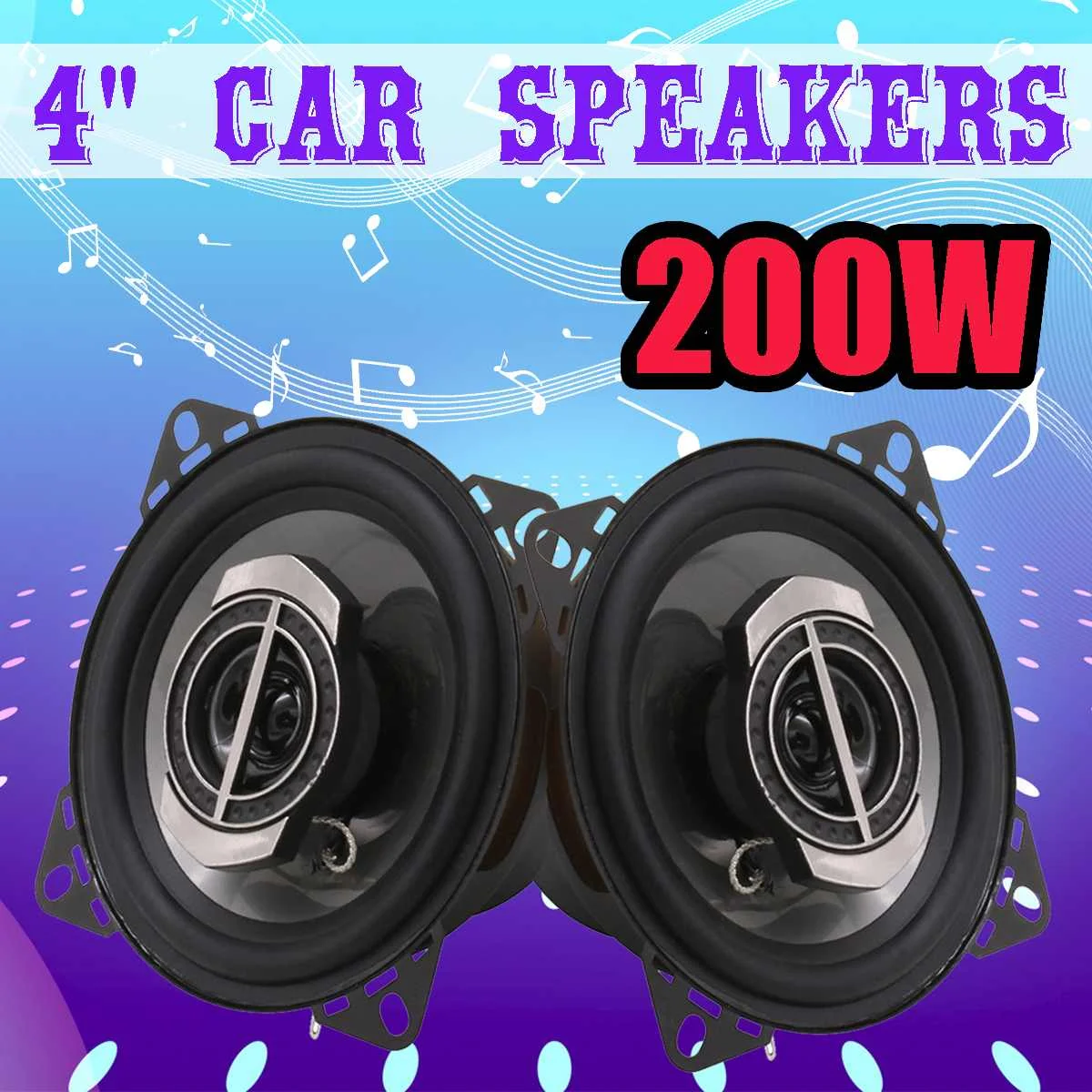 2 шт. 4 ''5'' 6 ''автомобильный динамик HiFi коаксиальный рога стерео Музыка Аудио сабвуферы и динамик громкий музыкальный автомобиль авто громкий динамик