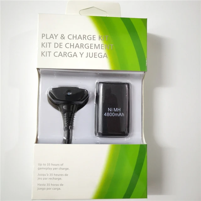 Kit Bateria 4800mah + Cable Carga Juega + Cuna Joys Xbox 360