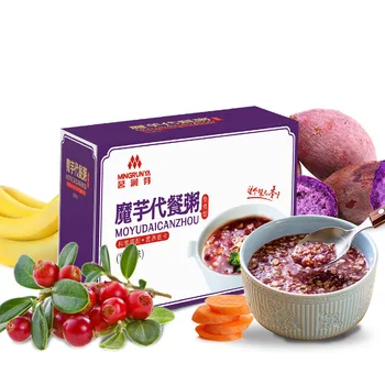 

Purple Potato Konjac Oatmeal Meal Replacement Powder Nutritious Breakfast Meal Replacement Porridge OEM OEM Processing Grains 12