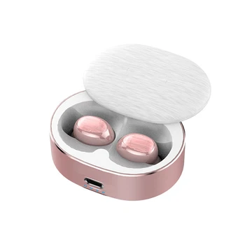 

Bluetooth Earphone TWS In-ear Invisible Sports Stereo Wireless Earbuds with Charging Pod SP99