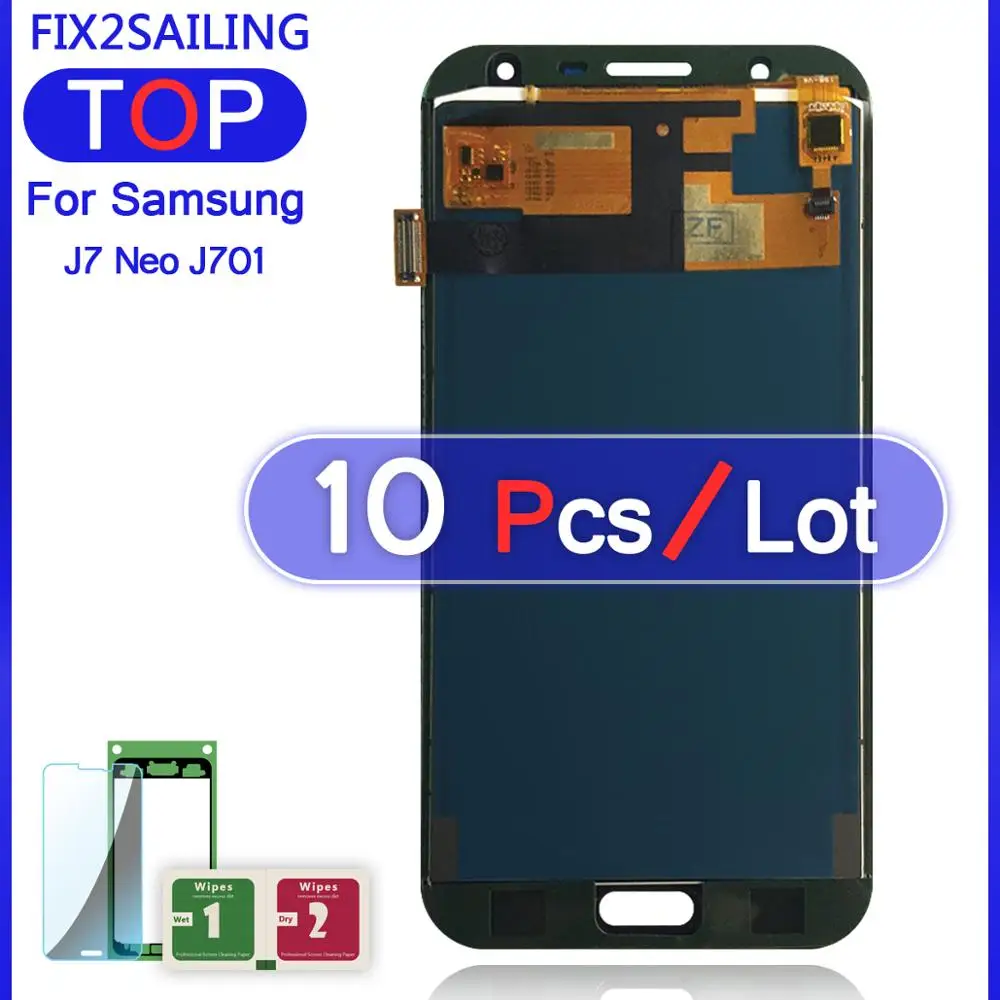 ЖК-дисплей для Samsung Galaxy J7 Neo J701F J701M J701MT J701 сенсорный экран дигитайзер регулируемый
