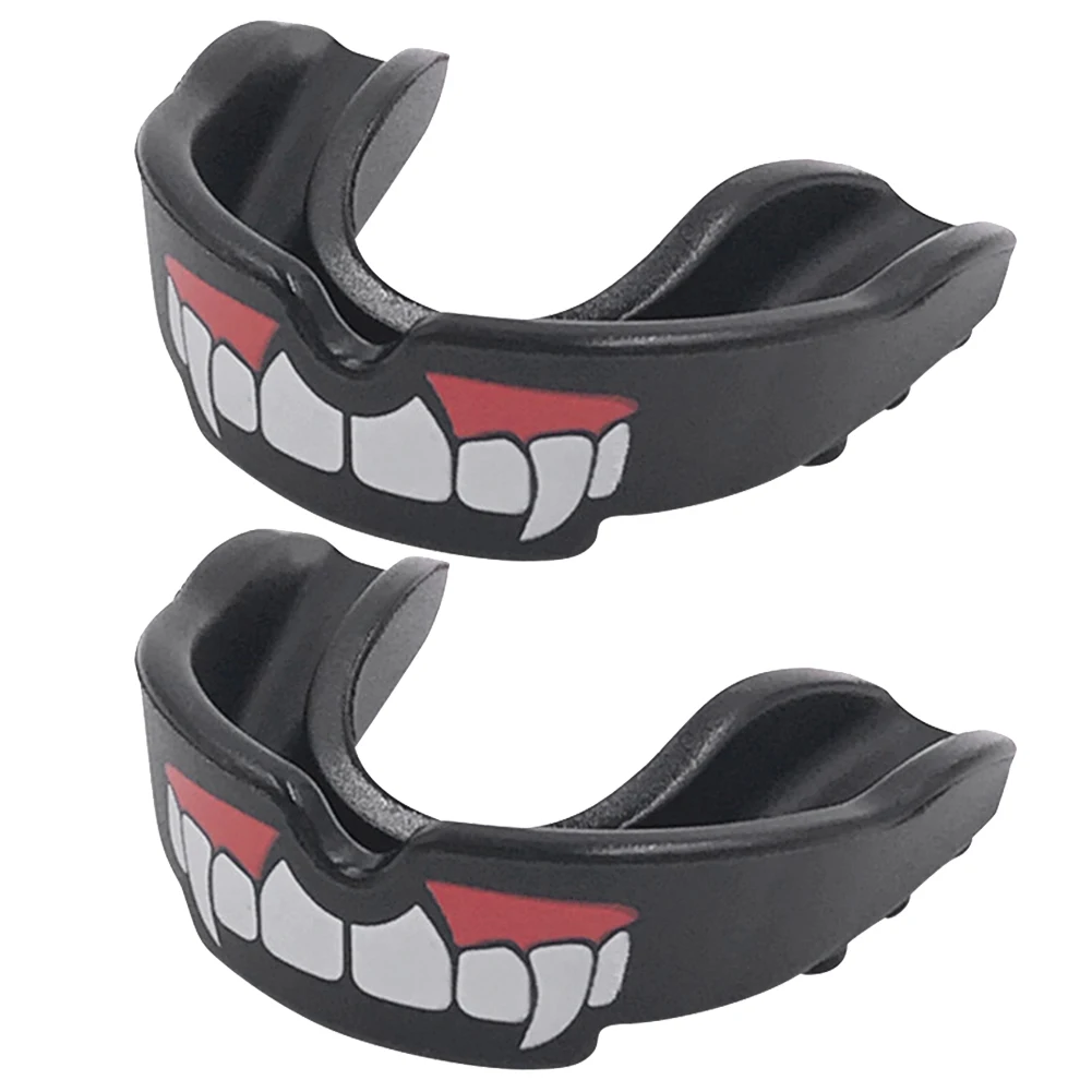 2pcs Mouthguard Taekwondo MMA Muay Professional Boxing Soft EVA Teeth Protector Adults Mouth