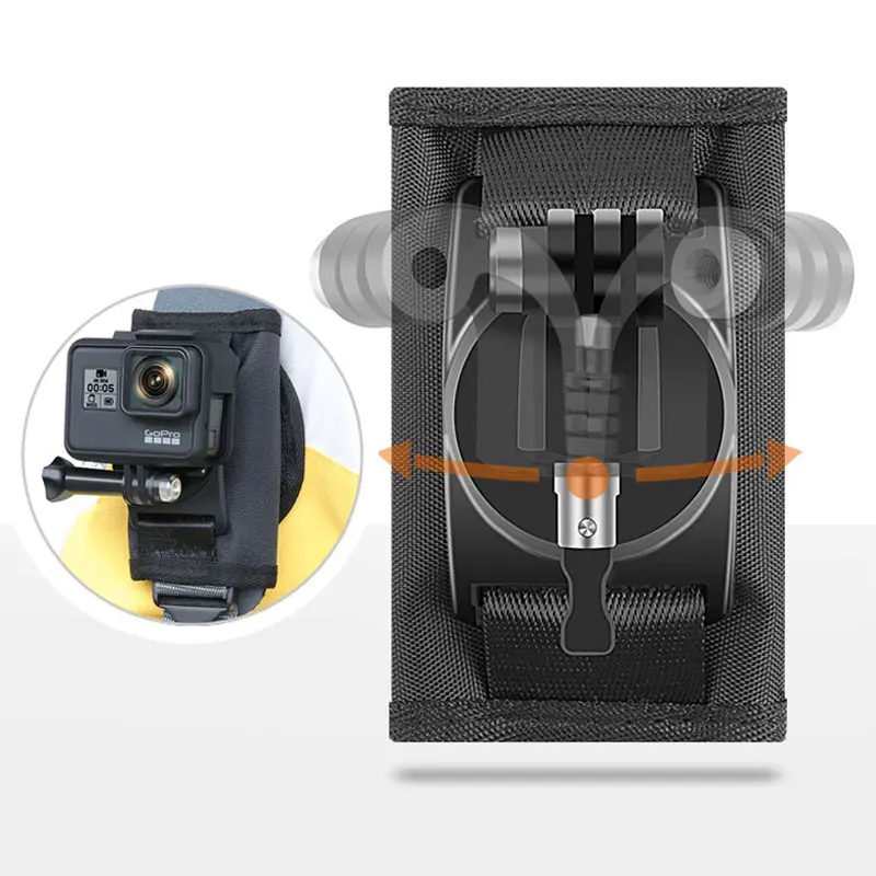 

DJI OSMO ACTION Backpack Clip Fixed Soulder Strap For GoPro Hero7/6/5/4 Sports Camera Gopro Accessories Stand Mount Adapter