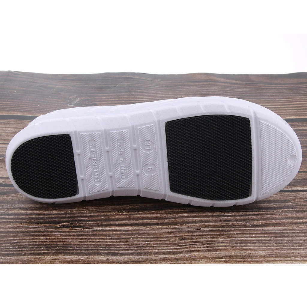 Nurse Work Shoes Boat Shoes Womens Slip Resistant Chef Clog for Kitchen Hospital Safety Work Shoes White Black