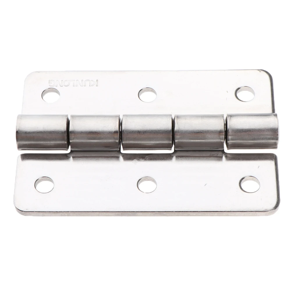 90x60mm Commercial Grade Ball Bearing Door Hinge Full Mortise Stainless Steel, Marine Hinges Boat Cabinet Hatch Hardware