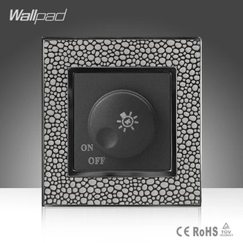

500W Dimmer Wall Switch Pearl Leather Rotary Lamp Dimmer Regulate Wall Switch Free Shipping