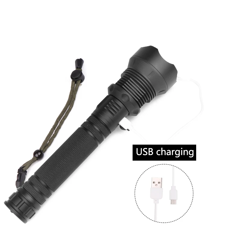 Xhp70 супер яркий светодиодный фонарик 18650 или 26650 cree xhp70 zoomble фонарь фонарик usb Перезаряжаемый лампе фонарь e водонепроницаемый