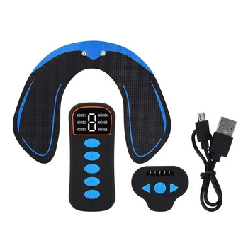 

EMS Hips Trainer Buttocks Massager Electric Fitness Massage Machine Vibration Muscle Stimulator for Butt 6 Modes Rechargeable 53