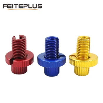 

3x Aluminum Adjustable Motorcycle Screw M10x30 Universal Brake Pump Bolt Nuts Dirt Pit Bike KTM ATV Accessories Blue Yellow