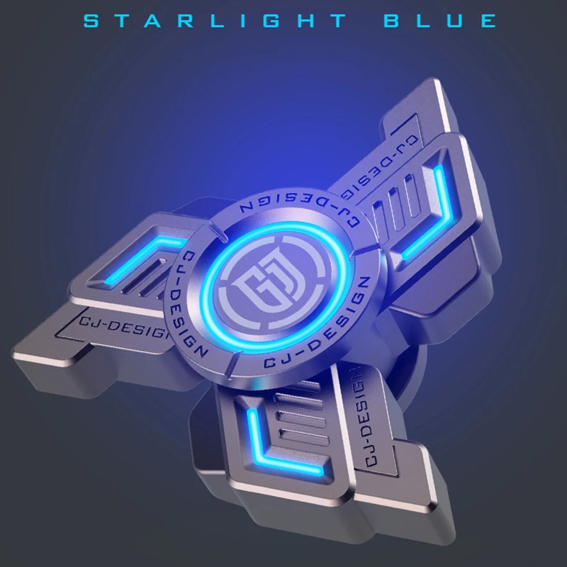 

Luminous Metal Fidget Spinner R188 Mute Smooth Bearing Long Time Spin Hand Spinner for Adult Kids Stress Relief Fidget Toys Gift