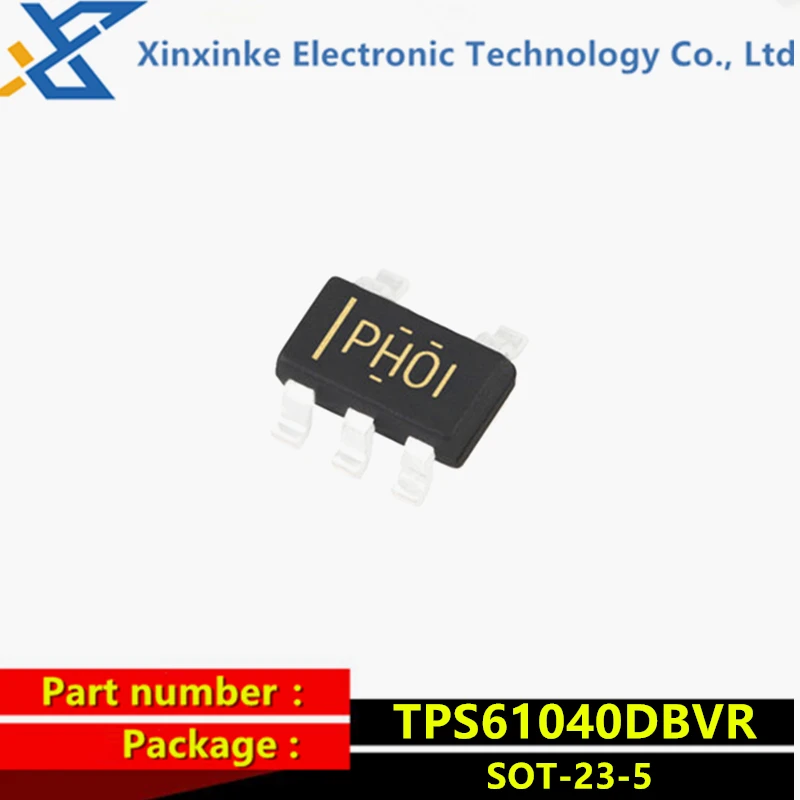 TPS61040DBVR SOT 23 5 TPS61040 Silk screen:PHOI PH01 Switching ...