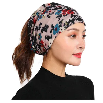 

Beanie Women Warm Print Multi Purpose Baggy Hat Scarf Beanie Cap 2020 New Autumn Winter Fashion Beanie Cap Casual Outdoor #YL5